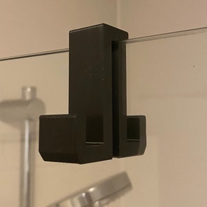 Shower glass double hook - Multiple Applications