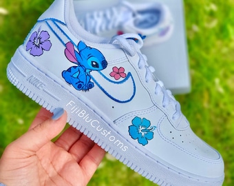 Disney Lilo and Stitch Custom Airforce 1, Made-to-Order, Hand-Painted,  Custom Trainers, Custom Sneakers