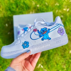 Disney Lilo and Stitch Custom Airforce 1, Made-to-order, Hand-painted ...
