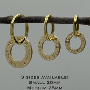 Dog tag top rings for pets