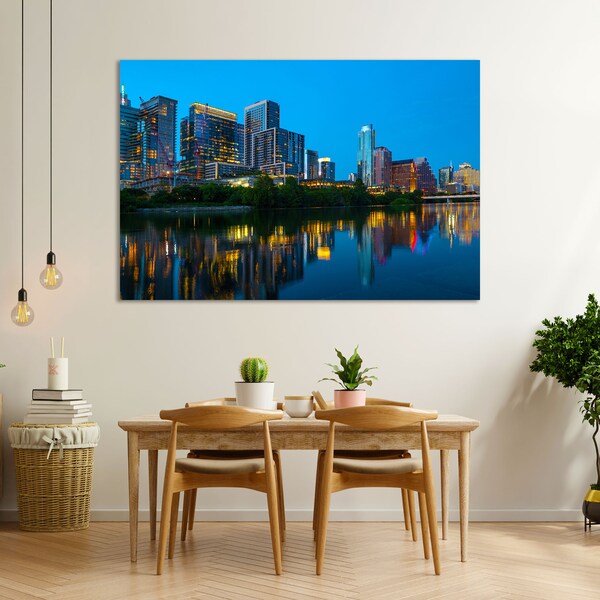 Large Canvas Austin Etsy