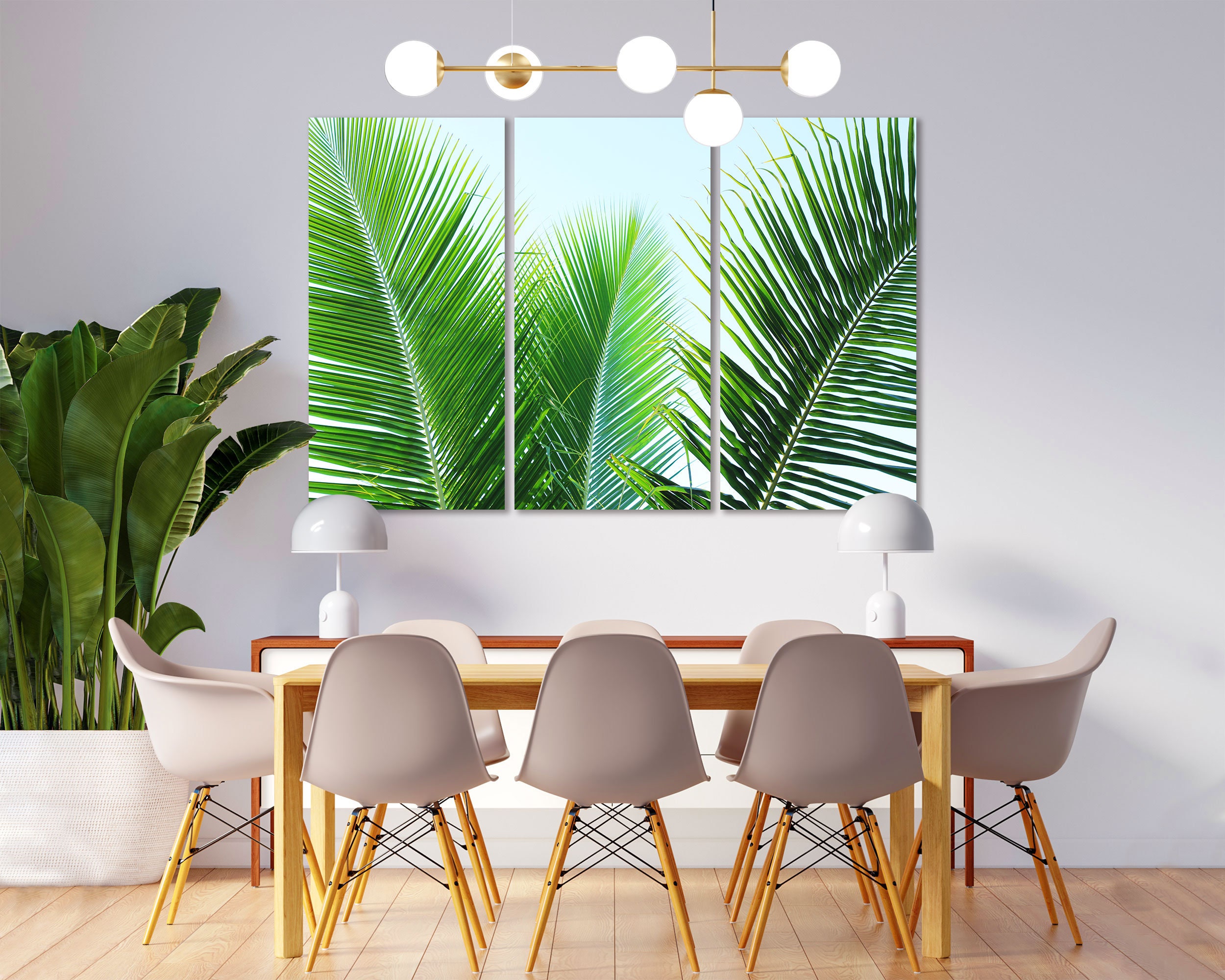 Decorazione Parete Metallo Albero Di Cocco - Targa Nera 25x40 Cm, Stile Tropicale - Foto 4