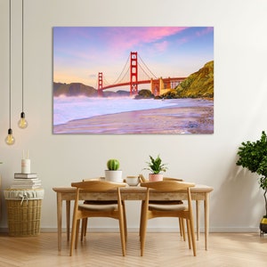 Golden Gate Bridge Photography Print – San Francisco Wall Art | California Travel Poster, Coastal Landscape Artwork