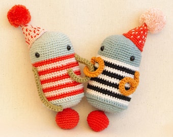 Party Bots PDF Amigurumi Crochet Pattern