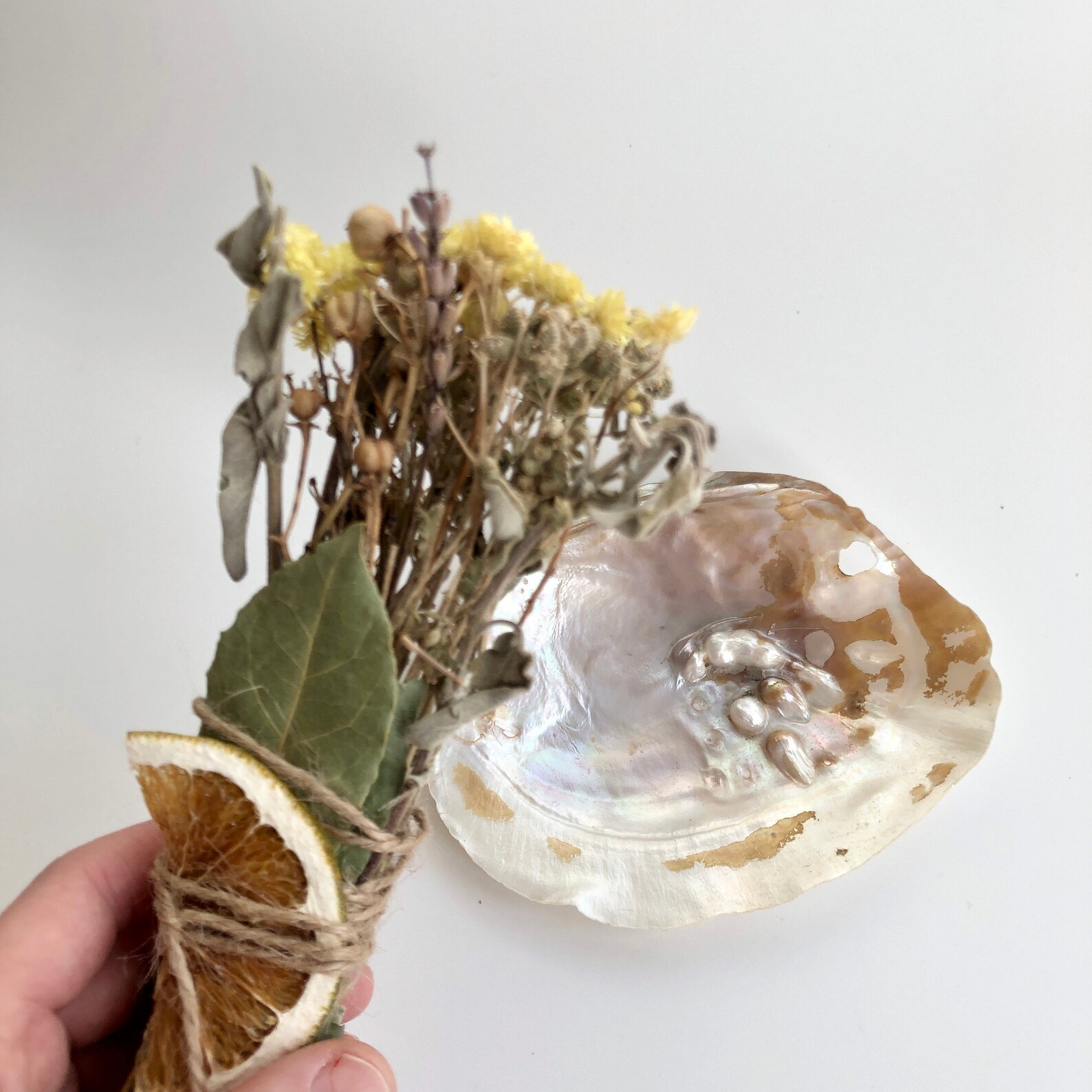 SMUDGE KITSage Burning Kit Whites Sage Smudge Stick&Large Etsy