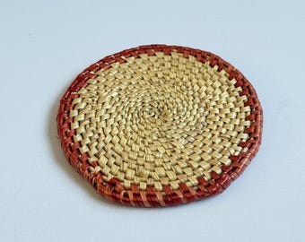 Handwoven Bolga Coasters | Handmade Coasters | Small placemats