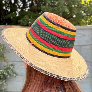 Handwoven Bolga Hat | African Straw Hat | Fair Trade Sun Hat | Ethical Ghana Hat