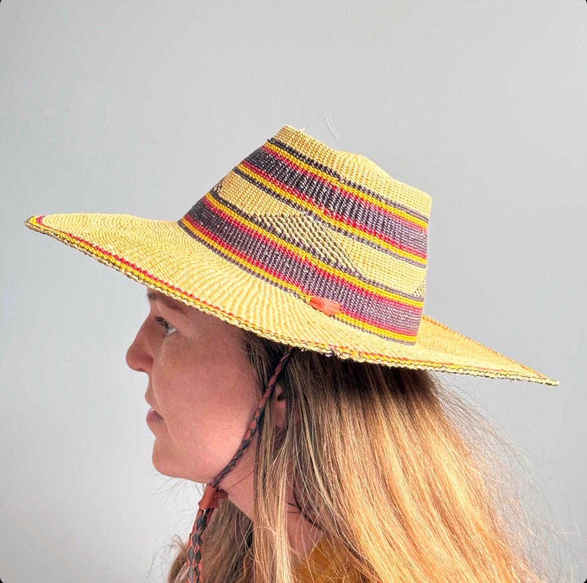Pick Any 3 Straw Sun Hats - Multicolor & Neutrals Mariella Palm Hat – Sunshine Tienda® main image 2