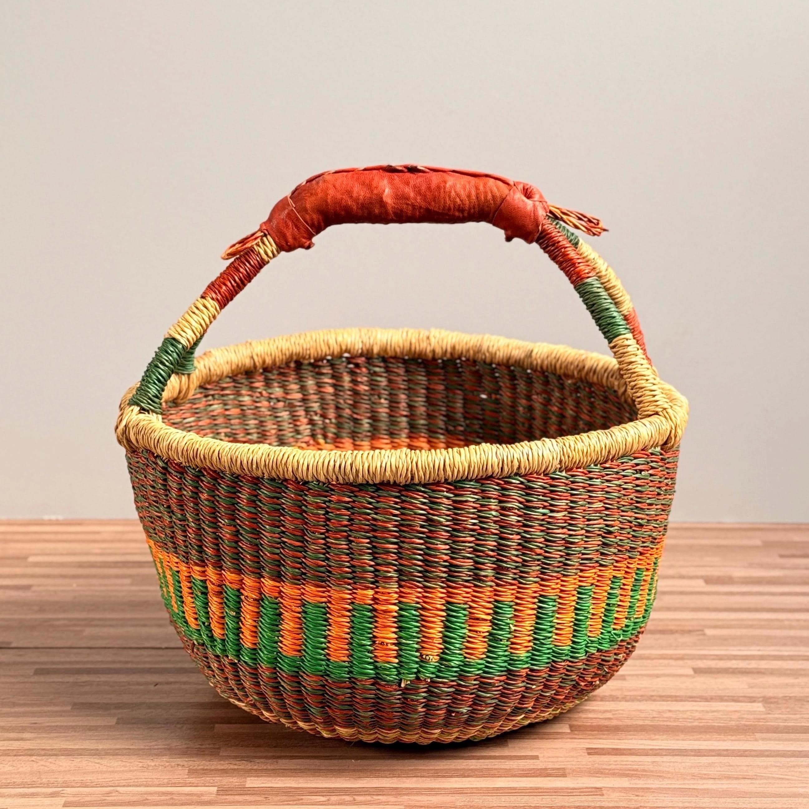 Mini Bolga Basket: Handwoven African Storage Basket - Etsy