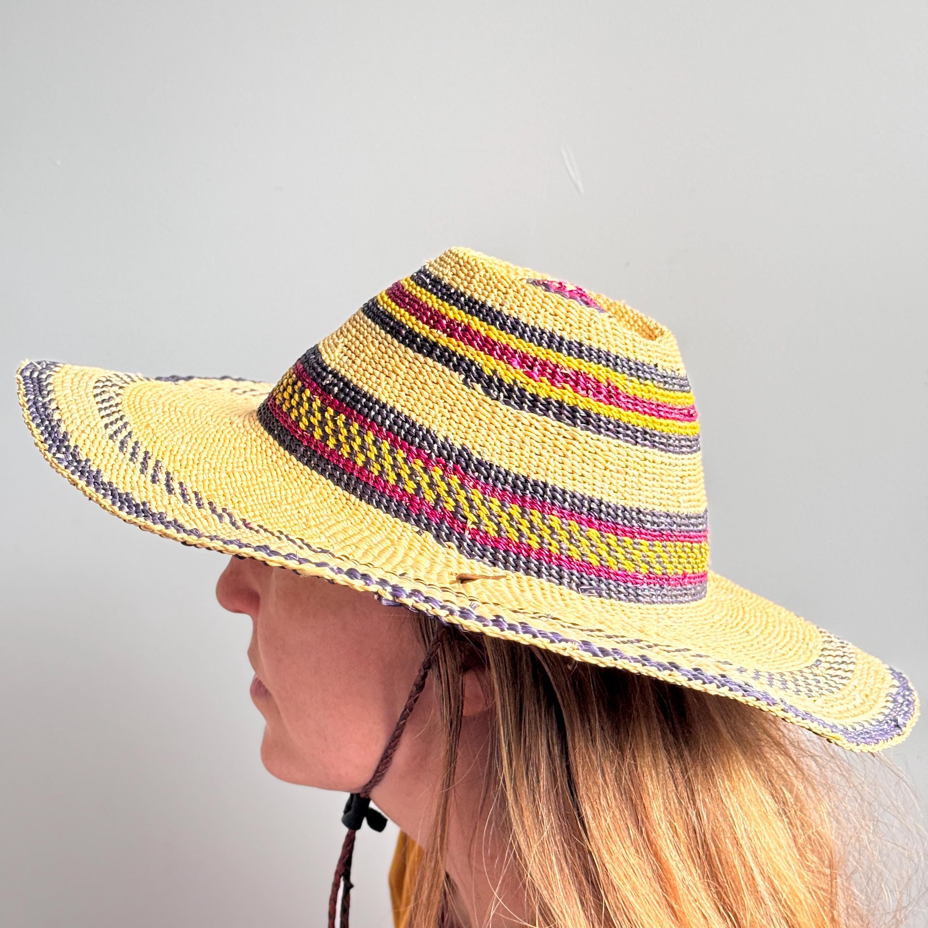 Vintage Bolga hat. Handmade in Africa. As part of our Ghanaian container we received these amazing  main image 3