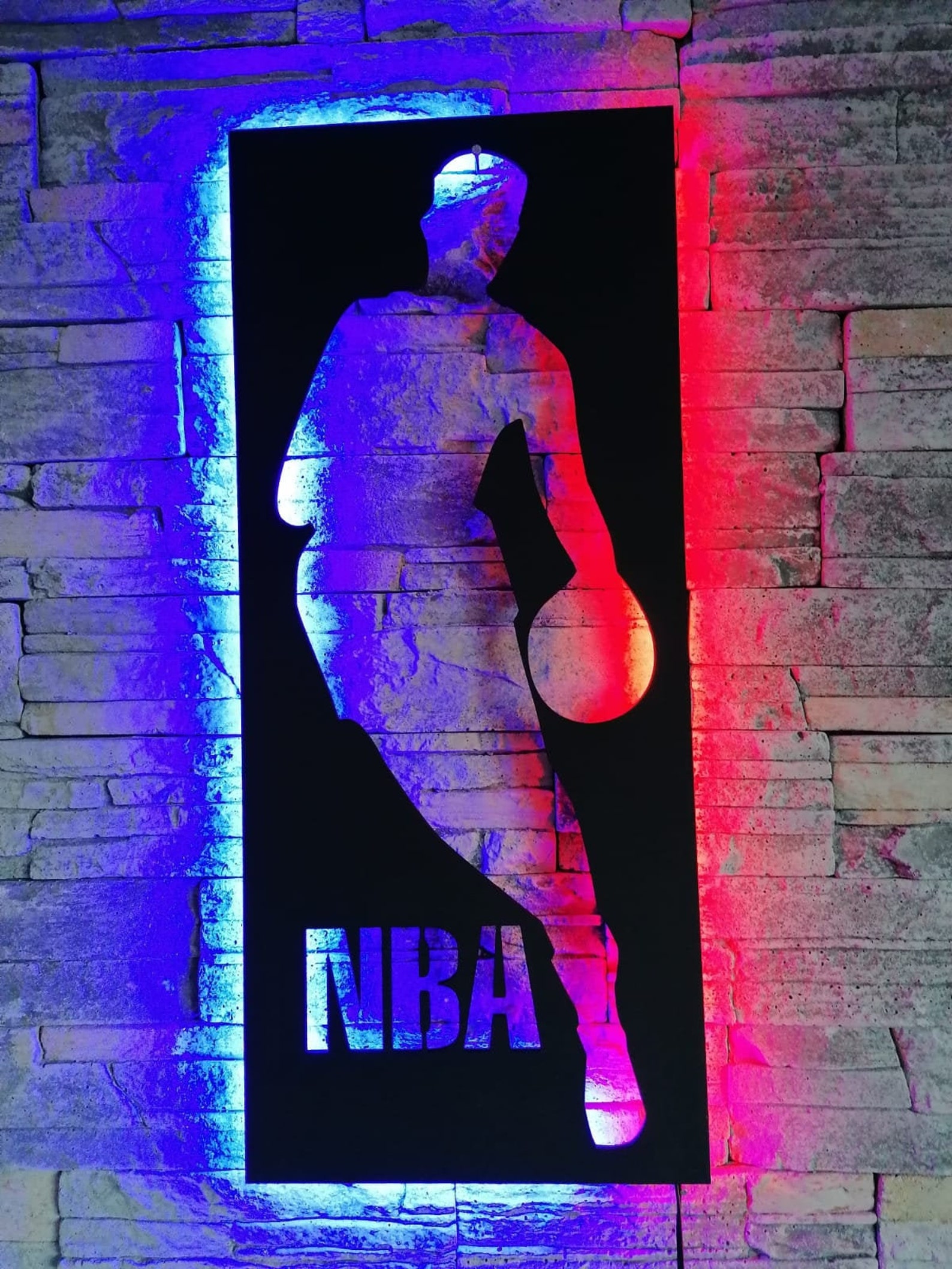 NBA Logo Neon Sign NBA Wall Hangins LED Sign Gift for Etsy