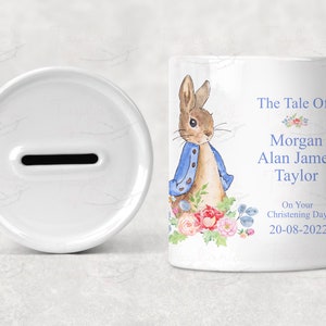 Personalised Christening Money Box, Christening Gift For a boy, Christening keepsake gift, Christening keepsake gift, christening Money box