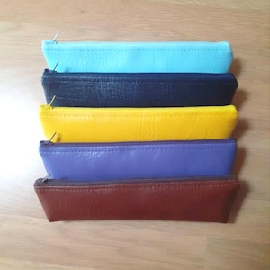Waterproof Leatherette Toothbrush Travel Case: Zipped Travel Pouch