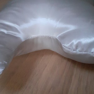 Satin Pillow, Anti-Wrinkle/Anti Pressure for side sleepers image 5