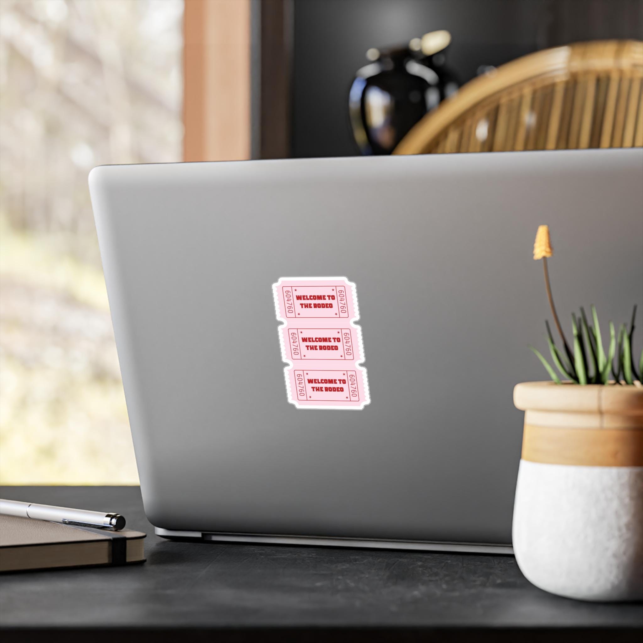 Pink Rodeo Sticker Welcome to the Rodeo Sticker L Pink Cowgirl Sticker | Western Sticker ...