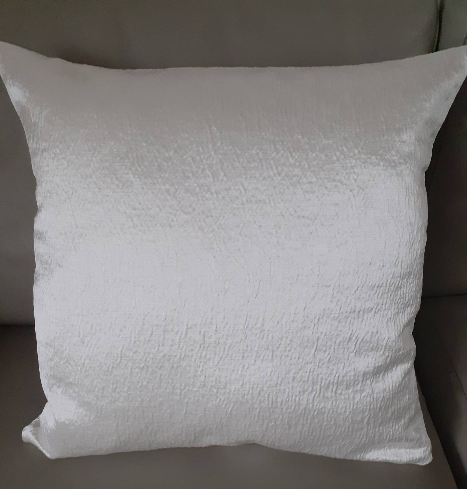 White cushion covers. Size 18 x 18 45cm x45cm Etsy