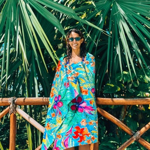 Hawaiian Print Beach Towel, Tropical Towel, Floral Beach Towel, Tropical Beach Blanket, Recycled Microfiber Beach Towel, Large Beach Towel