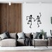 Funny Skeletons Decal, Cute Skeletons Decal, Dancing Skeleton Decalwall ...