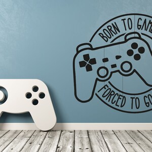 Controller Sticker Gamer Wall Decal Video Games Wall Sticker Controller Wall Decor for Boys SS 1188