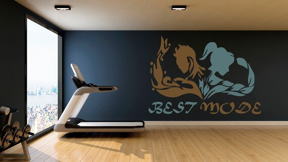 Best Mode Colored Wall Decal\gym Wall Decal Best Mode Wall Sticker
