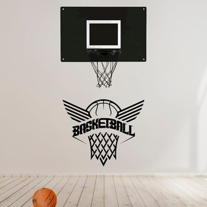 Basketball Lettering Wall Decal\Color Wall Decal Jordan Basketball Lettering\Wall Decal Color\Beasts Wall Decor Colored for Gym SS 1273