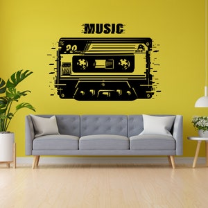Music Wall Decal Music Notes Wall Sticker Musician Wall Decor SS 603