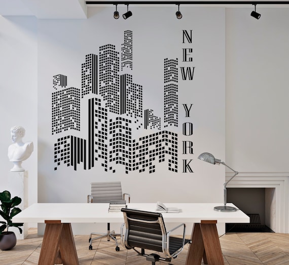 New York Wall Decal Wall Decal NY City Wall Decor New York