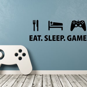 Quotes For Gamer Decal\Sticker Gamer Wall Decal\Video Games Wall Sticker Controller Wall Decor for Boys SS 1193