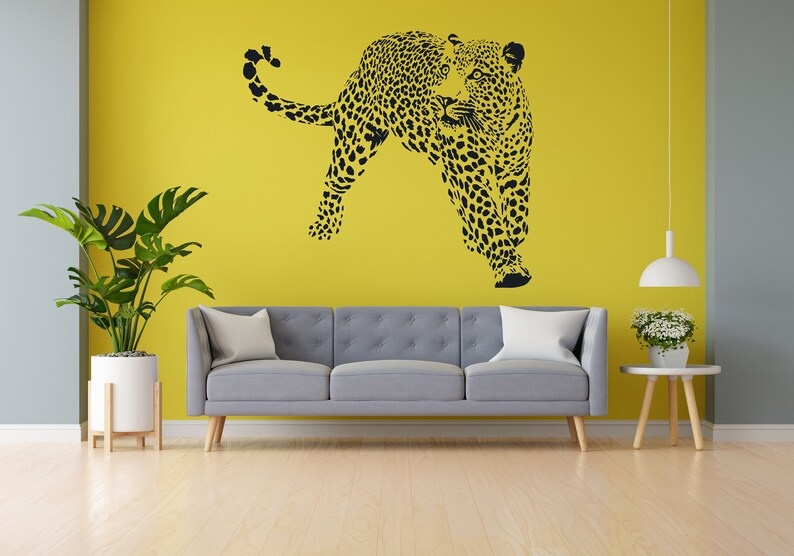 Animals Wall Decal Wild Cats Wall Decal Beasts Wall Decor SS Etsy