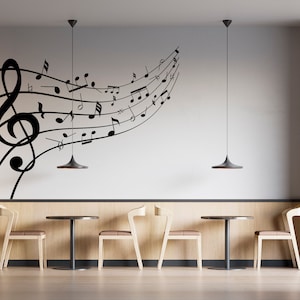 Music Wall Decal Music Notes Wall Sticker Musician Wall Decor SS 602
