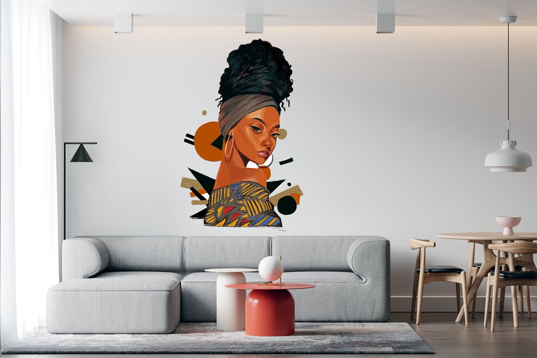 Beautiful Woman Wall Decal Girl Wall Sticker Decal for Beauty Salon SS ...