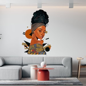 Beautiful Woman Wall Decal Girl Wall Sticker Decal for Beauty Salon  SS 365