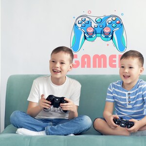 Quotes For Gamer Decal\Sticker Gamer Wall Decal\Video Games Wall Sticker Controller Wall Decor for Boys SS 1197