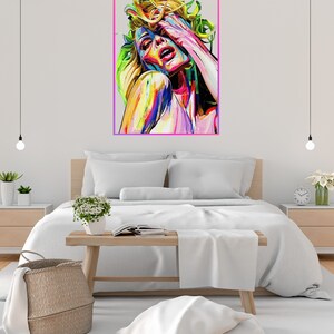 Beautiful Woman Wall Decal Сute Girl Wall Sticker Decal for Beauty Salon  SS 363