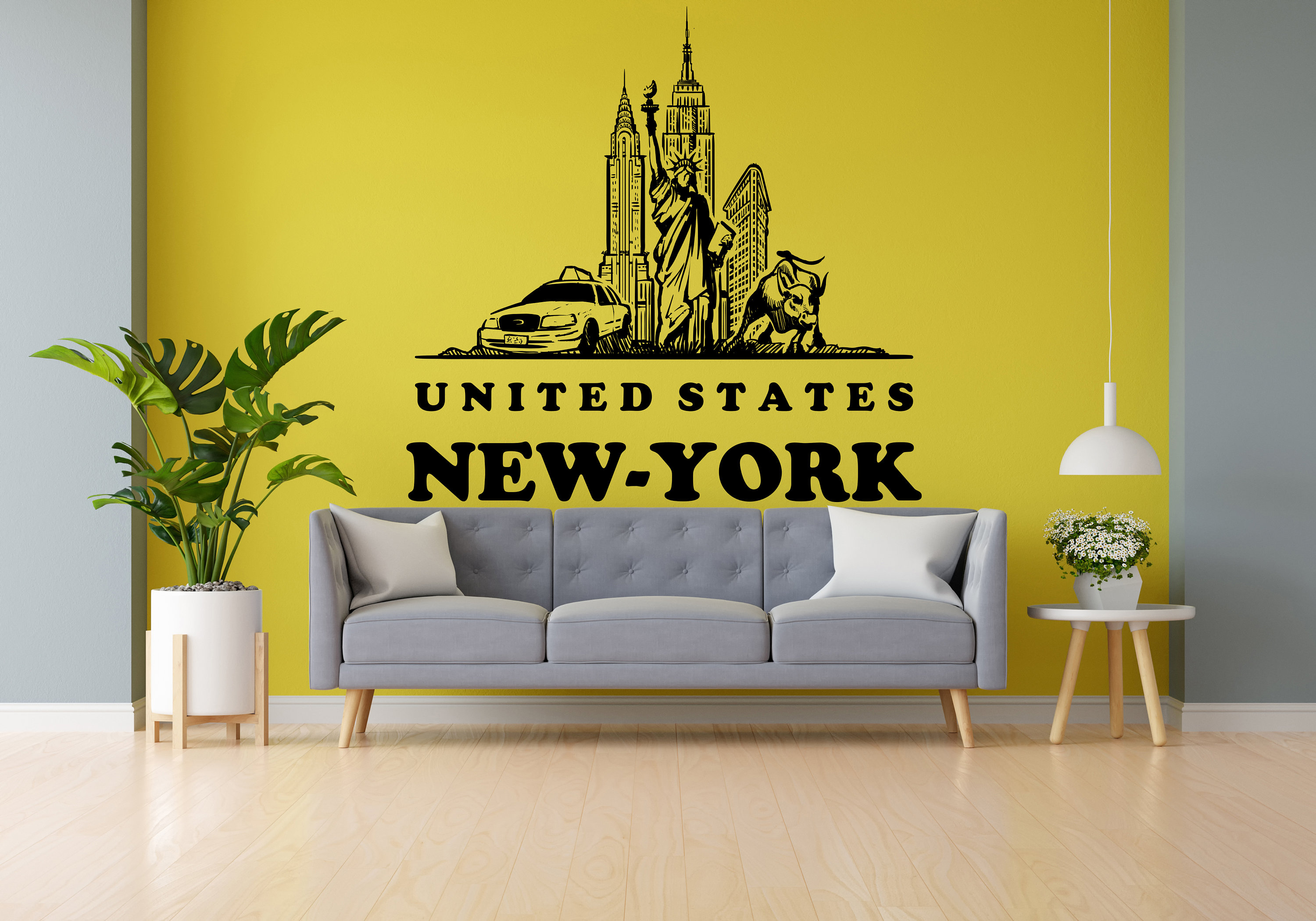 New York Wall Decal Wall Decal NY City Wall Decor New York