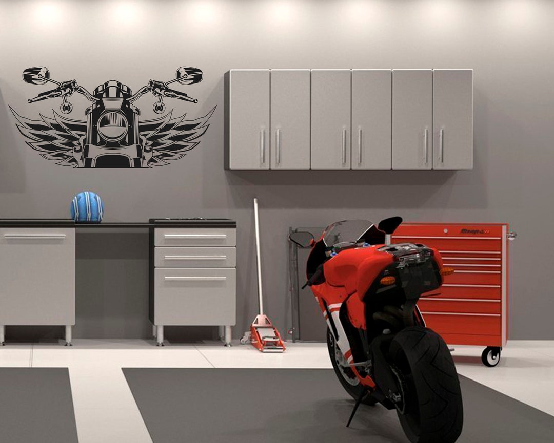 Motocross Wall Decal Dirt Bike Rider Wall Sticker Motorcycle Wall Decor ...