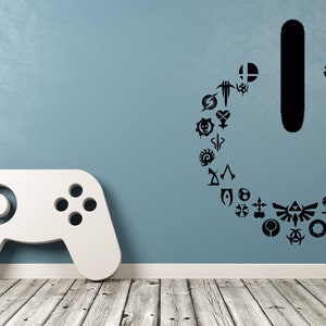 Power Button Sticker Gamer Wall Decal Video Games Wall Sticker Controller Wall Decor for Boys SS 1194