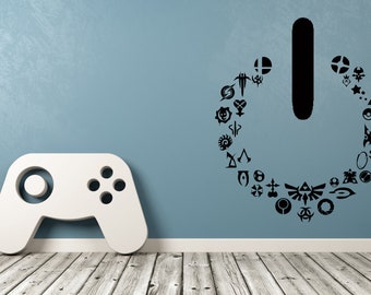Power Button Sticker Gamer Wall Decal Video Games Wall Sticker Controller Wall Decor for Boys SS 1194