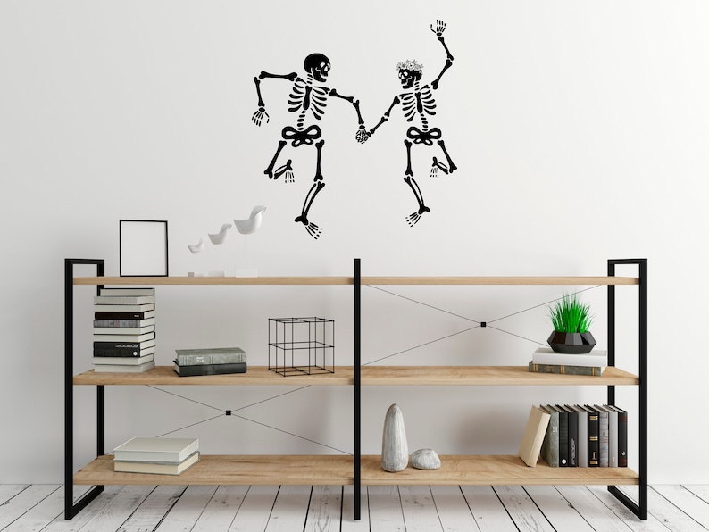 Funny Skeletons Decal Cute Skeletons Decal Dancing Skeleton - Etsy