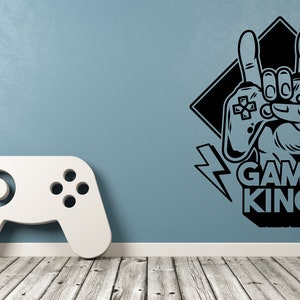 Controller Sticker Gamer Wall Decal Video Games Wall Sticker Controller Wall Decor for Boys SS 1171
