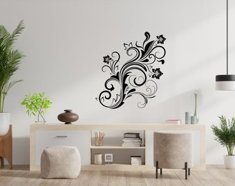 Flowers Wall Decal Flower Wall Decor Flower Wall Art SS 1105