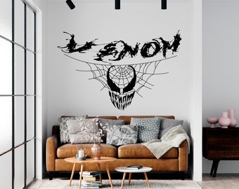 Skull Venom Wall Decal Colored Skull Wall Decor Colored Beautiful Skull Venom Wall Sticker SS 690