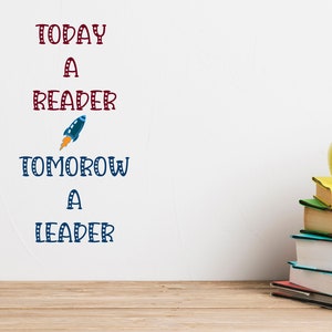 Read Wall Decal/ Lettering READ sticker for kids room/ Read Decal for classroom/ Wall Decal/ Read Wall decor/Books Sticker SS 1305