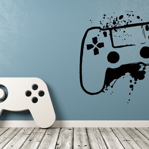 Controller Sticker Gamer Wall Decal Video Games Wall Sticker Controller Wall Decor for Boys SS 1168