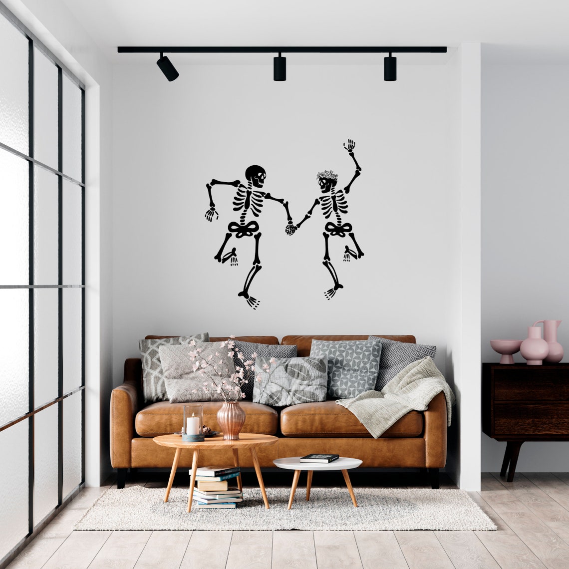 Funny Skeletons Decal Cute Skeletons Decal Dancing Skeleton - Etsy
