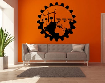 Wall Decal City Skyline Wall Decor Vinyl Wall Sticker City Skyline  SS 256