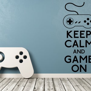 Sticker Gamer Wall Decal Quotes For Gamer Wall Sticker Controller Wall Decor for Boys SS 1180