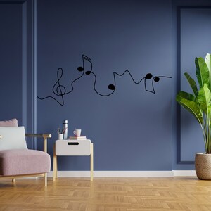 Music Wall Decal Music Notes Wall Sticker Musician Wall Decor SS 601