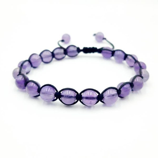 Bracelet Shamballa AMETHYSTE