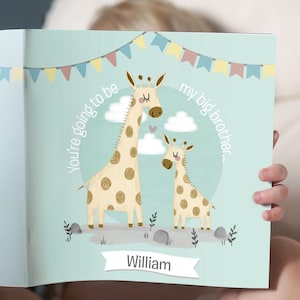 Personalised Big Brother Story Book - Perfect Pregnancy Gift - New Born Gift - Baby Shower Gift